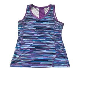 Tek Gear Athletic Workout Tank Top Multicolor Women Size L